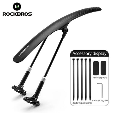 ROCKBROS Quick Release Adjustable Bike Fender for Front or Rear - Gio's Outdoors -ROCKBROSUSA