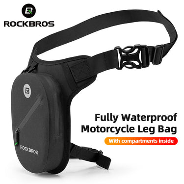 ROCKBROS Bike Cycling Bag Motorcycle Leggings Waist Bag Waterproof shoulder Walking bag crossbody backpack - Gio's Outdoors -ROCKBROSUSA