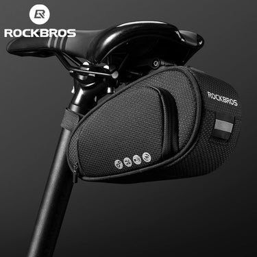 ROCKBROS Bike Saddle Bag Bike Bag Under Seat Bag Bicycle Seat Pack Pouch - Gio's Outdoors -ROCKBROSUSA