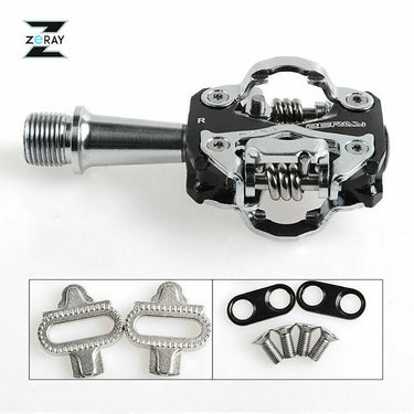 ROCKBROS ZERAY Bike Pedals Self-locking Aluminum Alloy Mountain Bike SPD CR-MO Pedals - Gio's Outdoors -ROCKBROSUSA