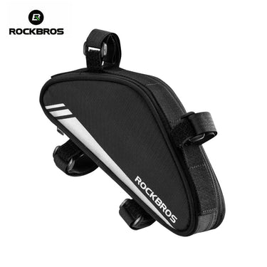 ROCKBROS 0.7L Bicycle Frame Bag - Reflective, Tool-free Install - Gio's Outdoors -ROCKBROSUSA