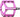 HT Components ANS10 Pedals - Platform Aluminum 9/16" Purple