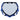 BOX Box Two Number Plate Blue Chrome - Large