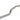 Nitto B206 Nordeast Handlebar 25.4mm Bar Clamp 20 Degree Bend 15mm Rise 525 Width Chromoly Silver