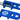 Promax C-1 Chain Tensioner - 2-hole Fits 3/8"/10mm Axles Blue