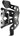 PDW Rattlesnek Kej Water Bottle Cage - Black Right Opening