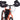 Bar Mitts Mountain / Commuter Pogie Handlebar Mitten: for Mirrors XL Black