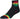 SockGuy Classic Rasta Ride Socks - 3" Black/Rasta Large/X-Large