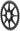 Promax Direct Mount 42t Chainring Black