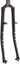 Surly Long Haul Trucker Fork 26" 400mm w/ Logo Crown Blacktacular