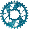 Wheels Manufacturing Direct Mount Chainring - 30t SRAM 3-Bolt Direct Mount 3mm Offset T-Type Chain Compatible Teal