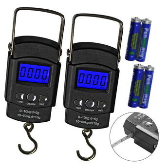 5Core Digital Fishing Scale 110lb/50kg with Measuring Tape - Gio's Outdoors