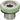 SRAM/Truvativ GXP M15 Crank Bolt and M26 Cap Silver