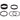 BOX BoxTwo Headset Spacer Kit 1-1/8" - Black