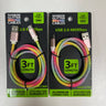 Charging Cable USB to USB-C Rainbow 3 ft Assortment - Gio's Outdoors