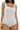 Double Layered Square Neck Tank Bodysuit (Ivory) - Gio's Outdoors