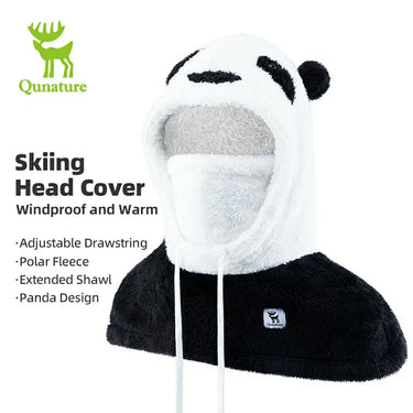 Qunature Panda Head Cover | Adorable Parent-Child Winter Wear - Gio's Outdoors -ROCKBROSUSA