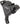 Shimano Altus BR-UR300 Front Flat-Mount Hydraulic Disc Brake Caliper Resin Padsout Fins BLK