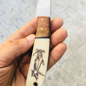 Full Tang Custom Handmade D2 Flexible Blade Fishing Knife - Gio's Outdoors