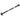 Beto Frame Pump 480mm Pump 514-580mm Dual Valve Head Black