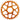 Works Components Round Chainring SRAM 8-Bolt 30T Boost 3mm Orange