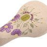 Odyssey X Bloom BMX Seat - Pivotal Cream Corduroy w/ Floral Embroidery Fat