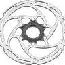 Tektro TR-45 Disc Brake Rotor - 180mm Center-Lock 2.3mm Thickness Silver