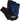 Planet Bike Aries Gloves - Black/Blue Short Finger Small