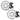 Clarks CMD-24 E-Bike Mechanical Disc Brake Pair disc brake Black