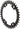 Wolf Tooth Shimano 110 Asymmetric BCD Chainring - 36t 110 Asymmetric BCD 4-Bolt Drop-Stop A For Shimano Cranks BLK