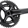 Shimano GRX FC-RX600-10 Crankset - 175mm 10-Speed 46/30t 110/80 BCD Hollowtech II Spindle Interface BLK