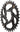 SRAM X-Sync 2 Eagle Direct Mount Chainring - 32 Tooth 3mm Boost Offset 12-Speed BLK Gold
