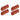 Koolstop Mafac 4 Dot Pad Inserts  46mm All Weather Salmon Kool Stop