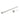 Burgtec Rocky Mountain 173mm Rear Axle - Rhodium Silver