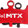 MTX Red Label RACE Disc Brake Pads - Ceramic/Kevlar Compound Dominion A4 T4 4-Piston Single Set