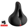 ROCKBROS Bicycle Saddle Shockproof Leather Cushion Reflective Cycling Bike Seat With Handle - Gio's Outdoors -ROCKBROSUSA