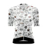 TVI ROCKBROS  Elements Print Female Cycling Top Short-Sleeved Jersey - Gio's Outdoors -ROCKBROSUSA