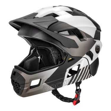 ROCKBROS Kids Full Face Bike Helmet Ages 5-14 Anti-Collision Detachable Chin - Gio's Outdoors -ROCKBROSUSA