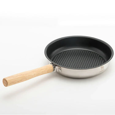Qunature Non-Stick Stainless Steel Frying Pan with Detachable Handle - Gio's Outdoors -ROCKBROSUSA