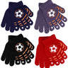 Toddlers Soccer Ball Print Ribbed Cuffed Gloves - Gio's Outdoors