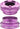 Wolf Tooth Premium Internal Headset - EC44 Upper / EC44 Lower For Enve In-Route System Only Purple