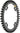 Gates Carbon Drive CDX CenterTrack Front Belt Drive Ring - 39t 4-Bolt 104mm BCD BLK