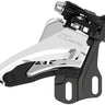 Shimano CUES FD-U6000-E Front Derailleur - 10/11-Speed Double Side Swing E-Type Mount W/O BB Bracket Plate 36/40t Max BLK/Silver