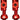 Muc-Off Big Bore Hyrid Tubeless Valve Stems - Medium 35mm Red