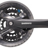Shimano Acera FC-M361 Crankset - 175mm 7/8-Speed 48/38/28t 104/64 BCD Square Taper JIS Spindle Interface BLK