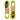 Wholegrain Cycles Jack Straps Bungee with Buckle Yellow Pair
