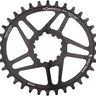 Wolf Tooth Elliptical Direct Mount Chainring - 34t SRAM Direct Mount Drop-Stop A For SRAM 3-Bolt Boost Cranksets 3mm Offset BLK