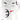 Portland Design Works Lucky Cat Water Bottle Cage: White Cat