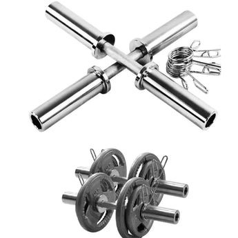 Φ50mm Solid Dumbbell Handle: 2-Inch Home Gym Bar for Weight Lifting and Arm Workouts