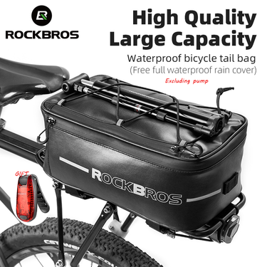 ROCKBROS Deluxe Bicycle Rear Rack Bag - Gio's Outdoors -ROCKBROSUSA